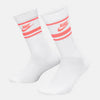 Nike Nsw Everyday Essential Cr Calzini Uomo ( 3 paia ) Bianco Rosa